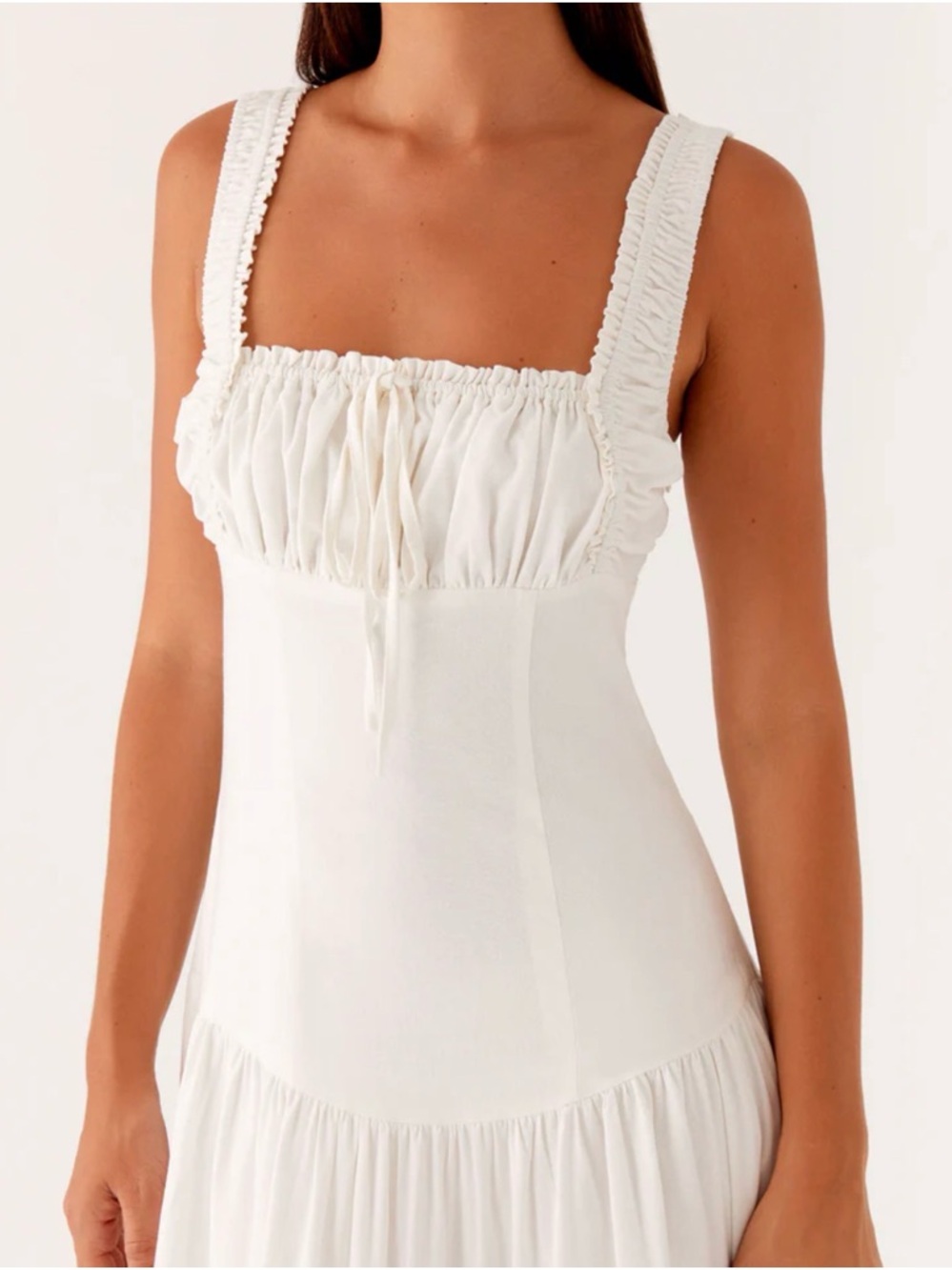 Peppermayo Esme Maxi Dress- White - Picture 4 of 6